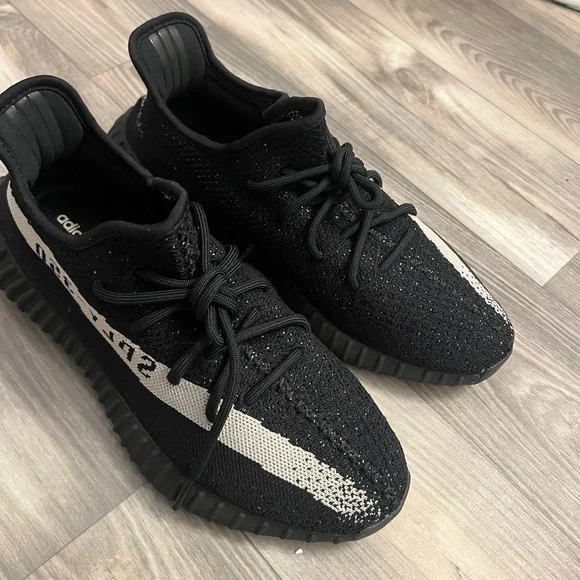 Black and White Sneakers - Picture 3 of 4